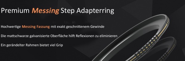 Haida Premium Messing Step Adapterring