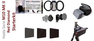 Haida M10-II Filterhalter-Set – Mit Drop-in Polfilter, Adapterring 77 Mm, Aluminium