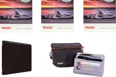 Haida Diamond Rot ND0.6 GND Filter – 100 X 150 Mm, Stoßfest Mit Mehrschichtvergütung, Inkl. Metallbox