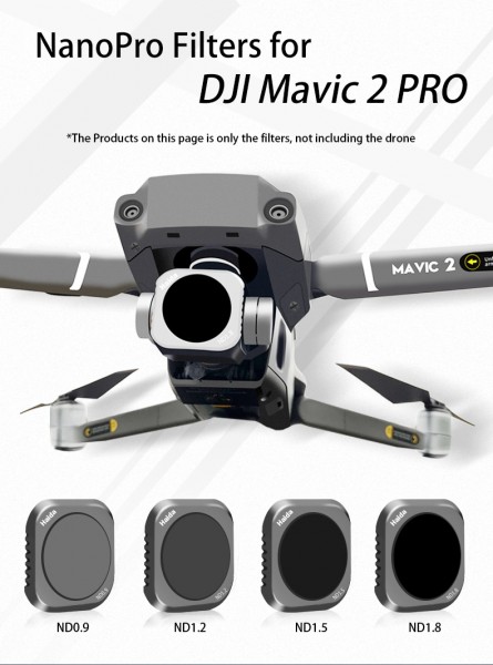 Haida NanoPro MC ND 4er Filterset für DJI Mavic 2 PRO - ND 0.9, ND 1.2, ND 1.5, ND 1.8