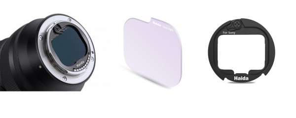 Haida NanoPro Rücklinsen Clear Night Filter und Adapterring im Set für Sony 14 mm F1.8 GM DN Lens