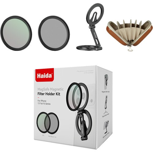Haida MagSafe Magnetfilter-Set für iPhone mit Filterhalter und Filteretui