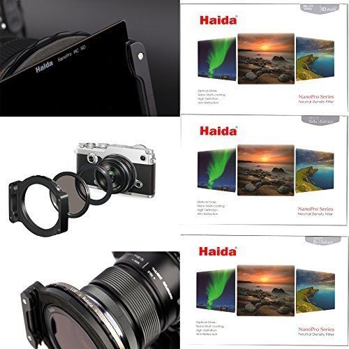 Haida NanoPro MC ND Serie 75 Starterset –Serie 75 PRO Halter, Adapterringe, Polfilter sowie 3x ND F