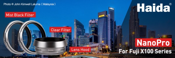 Haida NanoPro MC Mist Black Filter 1/4 für Fujifilm X100 Modelle - schwarz