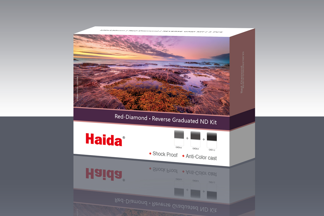Haida Filtertasche 4X 8X HAIDA NanoPro MC Optical 150 mm x 100 mm GND Soft Edge Verlaufsfilterset ND0.6 / ND0.9 16x / ND 1.2 - Inkl 