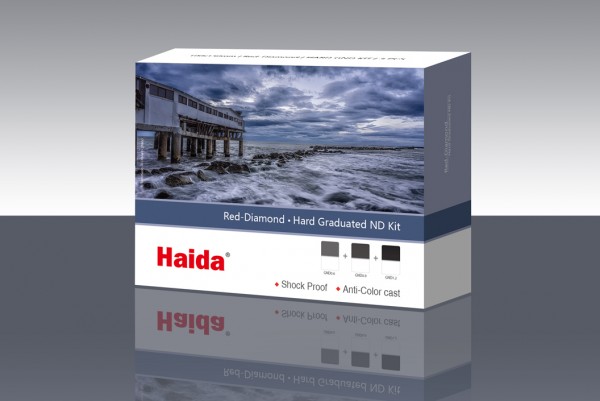 Haida Red Diamond Serie 150 ( M15 ) Hard Verlaufsfilterset ND 0.6 (4x), ND 0.9 (8x), ND 1.2 (16x)