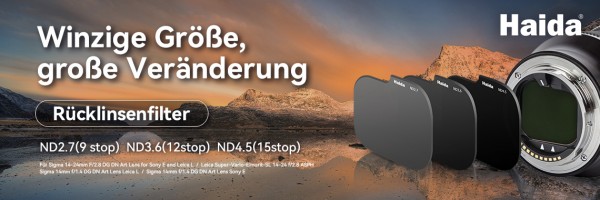 Brandneu: Haida NanoPro MC Rücklinsen Filter Set ND 2.7. ND 3.6, ND 4.5